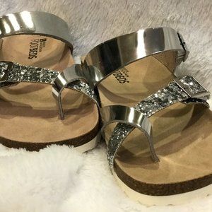 White Mountain Footbed Gracie flat